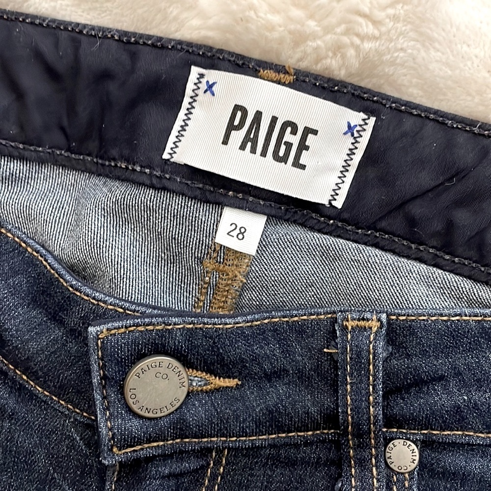 NWOT PAIGE “SKYLINE STRAIGHT” BOOTCUT JEANS - Picture 5 of 6